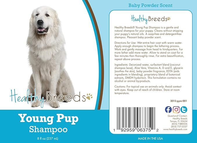 Healthy Breeds Great Pyrenees Young Pup Shampoo 8 oz