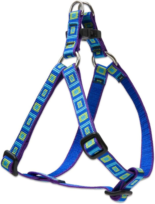 LupinePet Originals 1/2" Sea Glass 10-13" Step In Harness for Extra Small Dogs