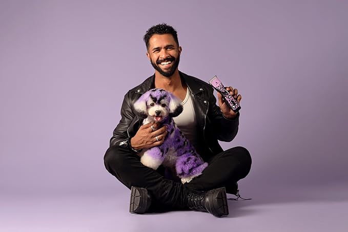 Andis 561458 Pulse Zr II Gabriel Feitosa Edition 5-Speed Detachable Blade Clipper, Cordless Animal/Dog Grooming, Removable Lithium Ion Battery, LED Charge Light, Wild Colorway