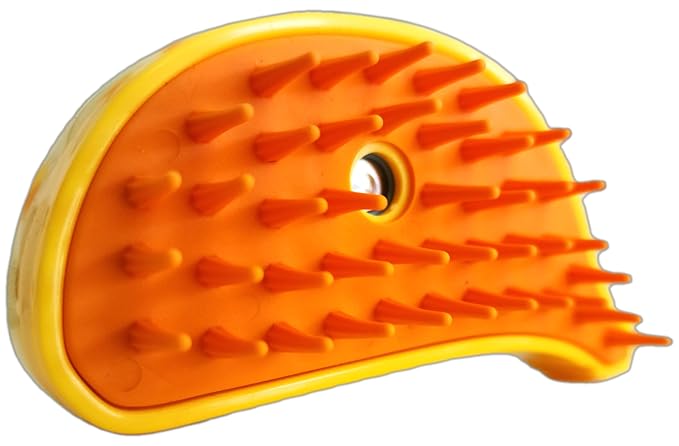 Pet Steam Brush Shower + FREE Laundry Lint Catcher(Pack of 2), Silicone Massage Steam Brush 3in1, Self-Cleaning Comb Steam Dog and Cat Steam Brush For Shedding, One Click Spray, Anti Flying Hair