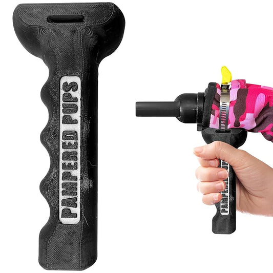 Sure Grip Dryer Handle for Dogs V3(Updated design), For Comfortable Dog Grooming | High-Quality PETG | Heat-Dissipating Design | Easy Attachment | Fits 1.5-2.5 Inch Hoses