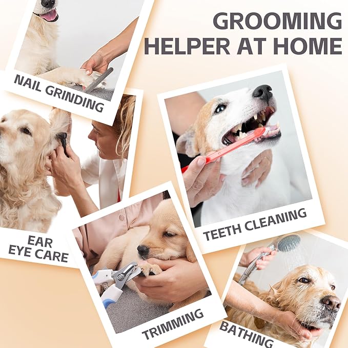 Dog Grooming Hammock for XXL Large Dogs with Nail Clippers/Nail Trimmers, Dog Grooming Harness for Nail Trimming, Pet Grooming Sling Helper