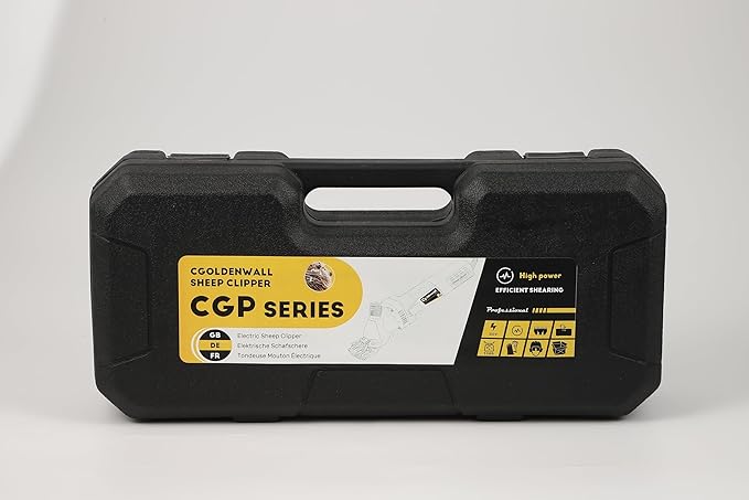 CGOLDENWALL 850W Sheep Shears Electric Sheep Clipper, Farm Livestock Grooming Clipper Kit, Heavy Duty Animal Hair Trimmer for Goats Alpaca Sheep, 13-Straight-Teeth Blade 110V