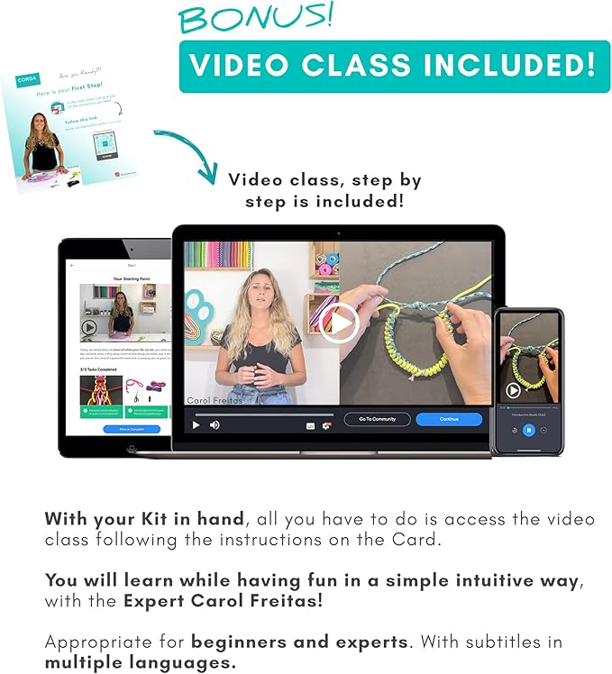 CORDA Crafts - Paracord Kit - Complete Accessories for Making Necklace Dog and Owner Matching Bracelet - Easy Video Tutorial - Waterproof Pet ID Tag Clip Included - Small Dog, Army