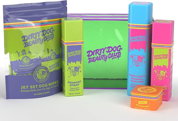 Dirty Dog Beauty Club Puppy Party Shampoo Top Dog Bundle: Best in Show Products from DDBC - Vegan, Non Toxic, Vet Formulated, Made in The USA