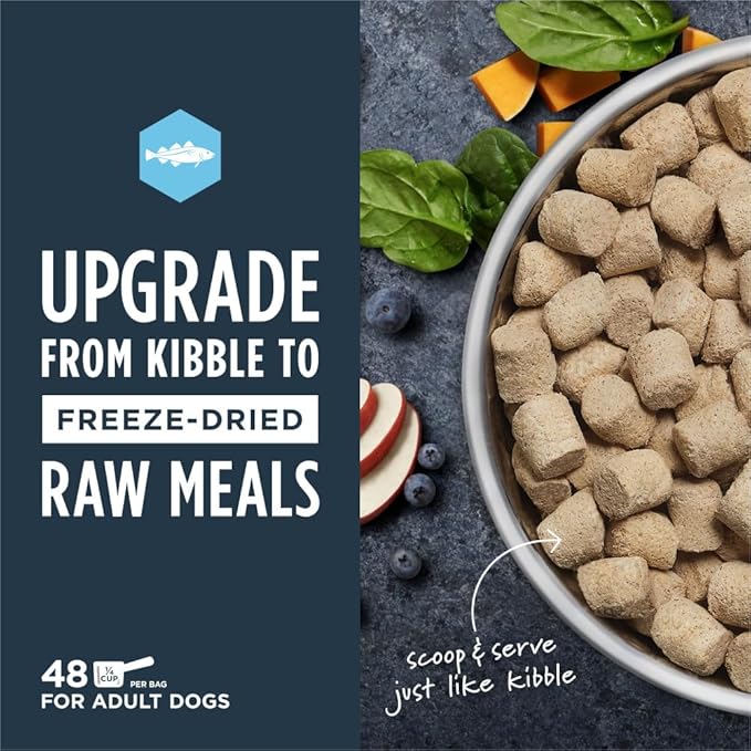 Instinct Freeze Dried Raw Meals Grain Free Dog Food, Dog Food Dry, Freeze Dried Dog Food, Raw Dog Food, Pollock Recipe, 24 oz