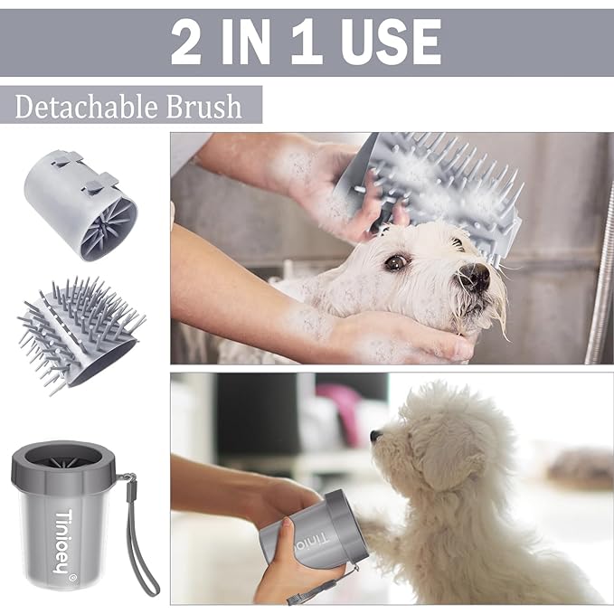 Dog Paw Cleaner for Small Dogs, Dog Paw Washer, Muddy Paw Cleaner, Pet Foot Cleaner, Dog Paw Protector Kit,Dog Paw Balm