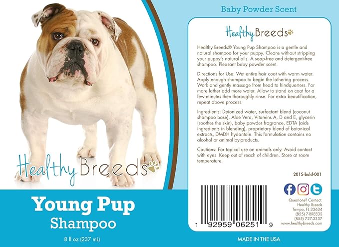 Healthy Breeds Bulldog Young Pup Shampoo 8 oz