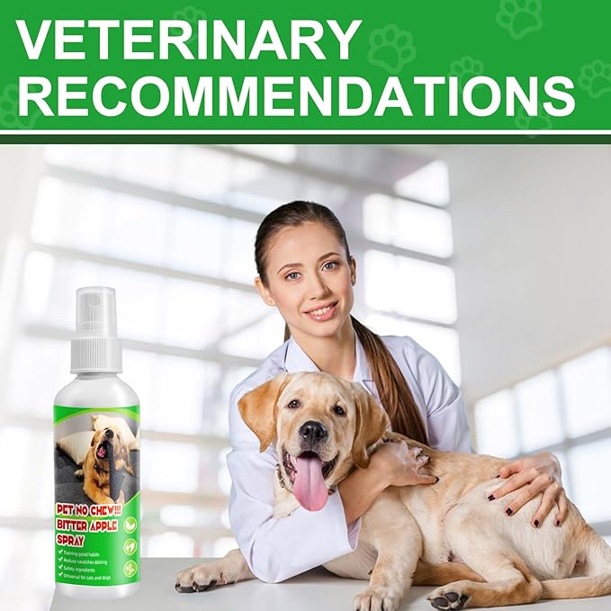 Bitter Spray for Dogs, Dog Spray to Keep Dogs from Chewing Furniture & Anti Biting, Extra Strength No Chew Spray for Dogs, Suitable for Indoor and Outdoor