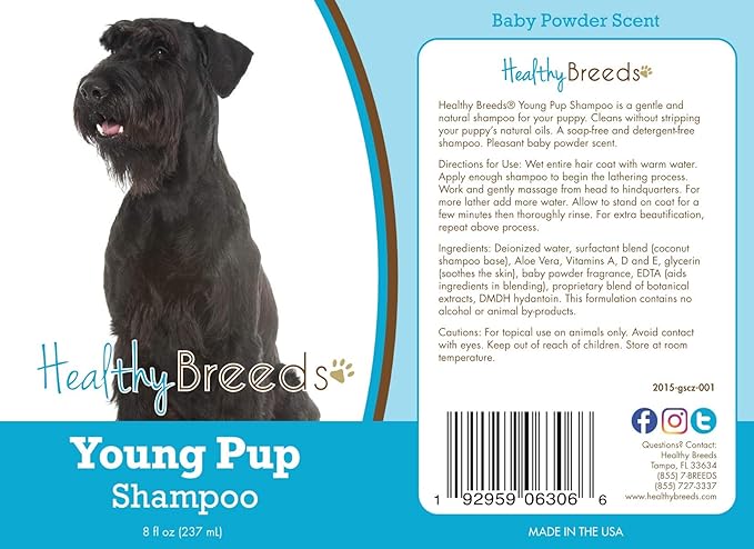 Healthy Breeds Giant Schnauzer Young Pup Shampoo 8 oz