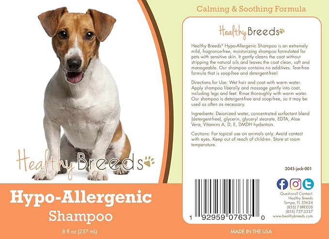 Healthy Breeds Jack Russell Terrier Hypo-Allergenic Shampoo 8 oz
