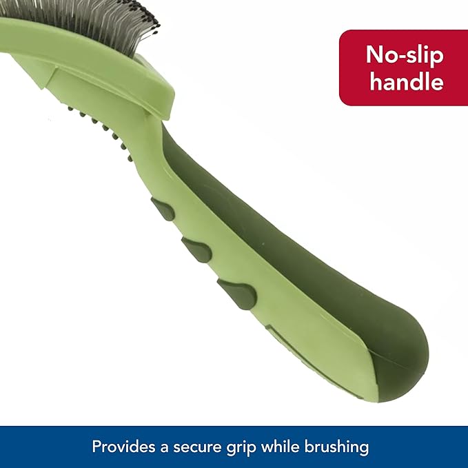 Coastal Pet Safari Curved Firm Slicker Brush - For Dog Grooming and Detangling All Hair Types - 6.5" x 3.06"