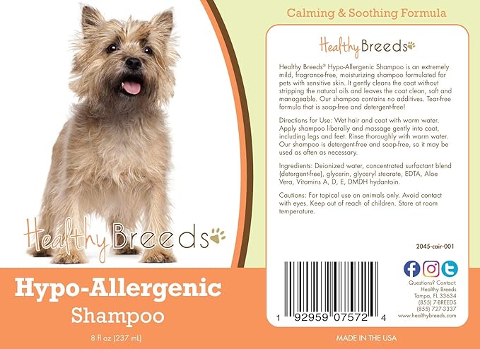 Healthy Breeds Cairn Terrier Hypo-Allergenic Shampoo 8 oz