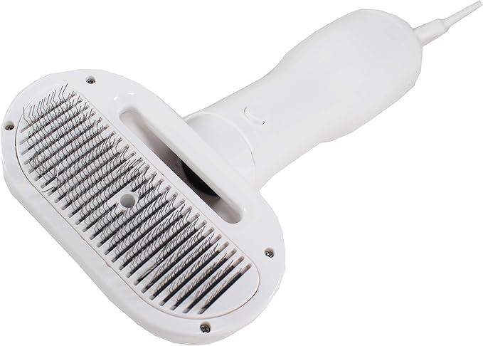 Penn-Plax Quick-Dry 2 in 1 Pet Grooming Tool – Doubles as a Dryer and Slicker Brush with 3 Air/Heat Settings – Safe for All Dogs and Cats