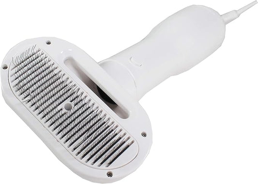 Penn-Plax Quick-Dry 2 in 1 Pet Grooming Tool – Doubles as a Dryer and Slicker Brush with 3 Air/Heat Settings – Safe for All Dogs and Cats