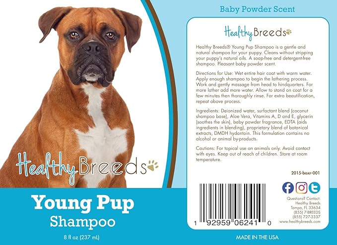Healthy Breeds Boxer Young Pup Shampoo 8 oz