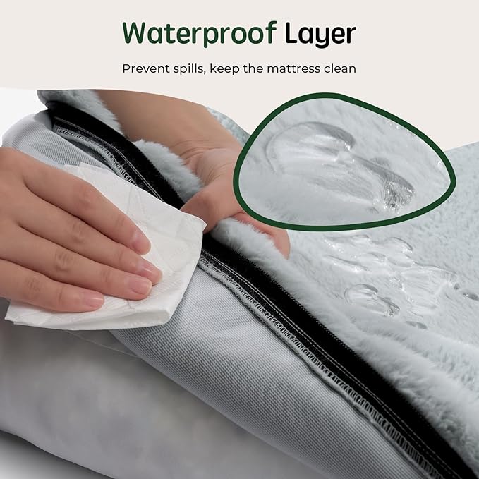 BALANCE XL Dog Bed, Orthopedic Dog Bed with Egg Crate Foam, Waterproof Dog Bed with Removable and Washable Cover, Extra Large Dog Bed up to 90lbs