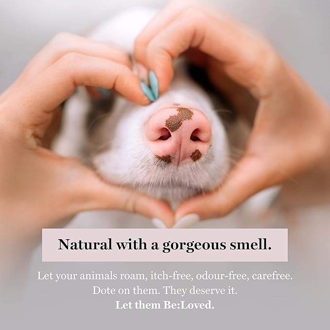 Be:Clean Deep Cleaning Dog Shampoo Bar – 110g – Tea Tree & Green Tea Formula for Glossy Coat & Odor Removal – Natural, Long-Lasting Pet Wash – Approx. 25 Uses