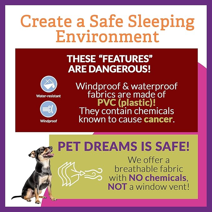 Pet Dreams Dog Crate Cover, Breathable, Dog Kennel Cover, Single Door, Dog Cage Covers for Dog Crates, Fabric Dog Crate Covers (Fits iCrates 18, 24, 30, 36, 42, 48 inches)