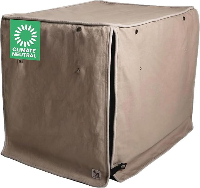Molly Mutt Wild Horses Dog Crate Cover, 100% Cotton Canvas Cover with 2 Roll-Up Panels, Ideal for Dog or Cat Crate, Durable, Washable, and Free of Harmful Chemicals, 24" x 18" x 21"