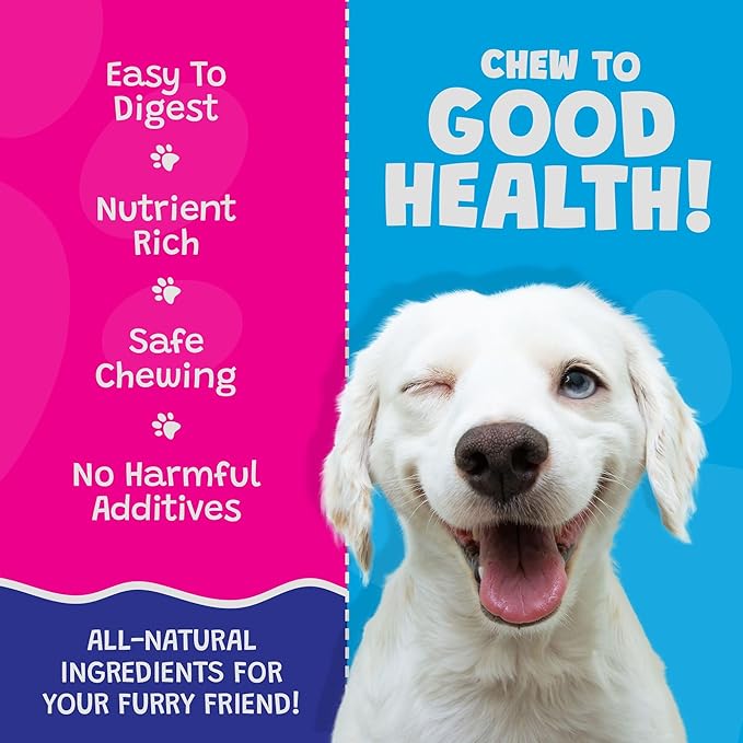 Coconut Dog Bones - Premium, All Natural Coconut Dog Treats - Healthy Puppy Treats & Vitamin Rich Rawhide Free Dog Chews - (with Real Chicken)