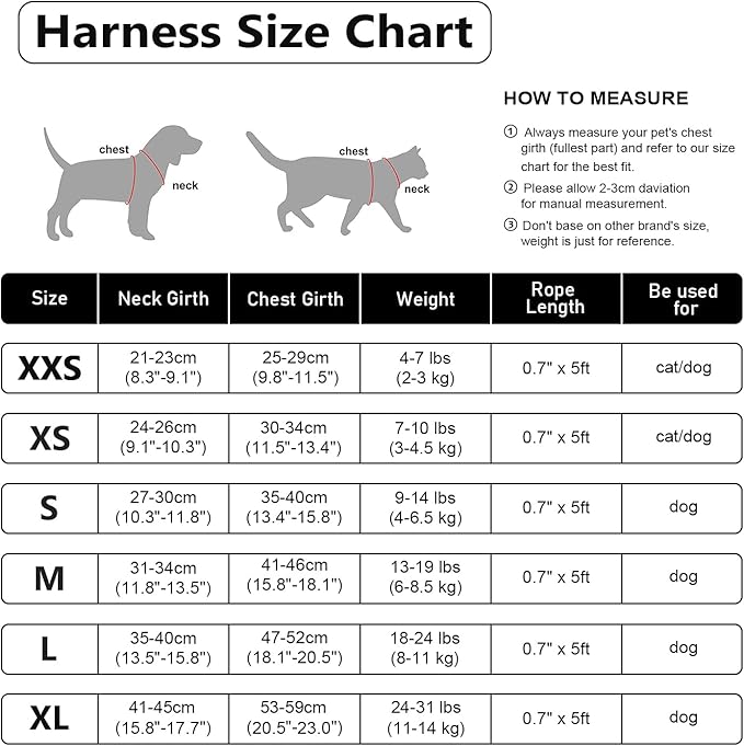 Mercano Soft Mesh Dog Harness and Leash Set, No-Chock Step-in Reflective Breathable Lightweight Easy Walk Escape Proof Vest Harnesses with Safety Buckle for Small Medium Dogs, Cats (Red, S)