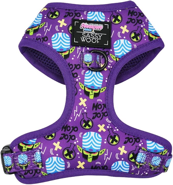 Dog Adjustable Harness - Mojo JoJo™ - XL, Breathable Mesh, No Pull Design with Two D-Rings, Perfect for Extra Large Dogs