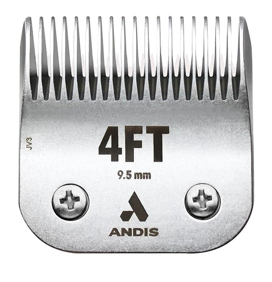 Andis 560194 CeramicEdge Clipper Blade #4FT 24T Upper / 17T Lower, Stainless Steel