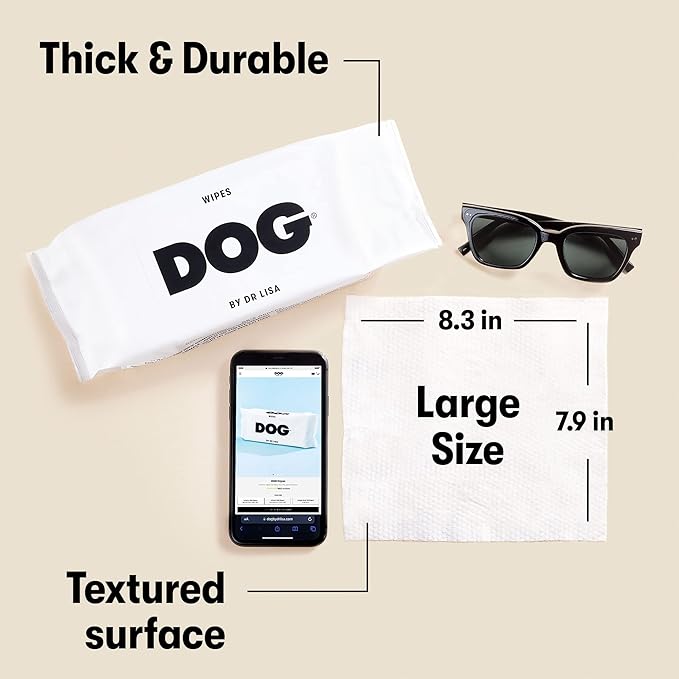 DOG by Dr. Lisa - Starter Set - Shampoo, Leave in Conditioner, & Wipes