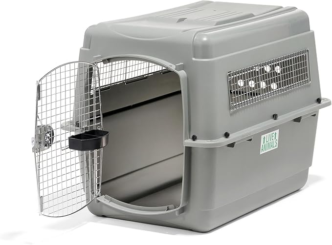 Petmate Sky Kennel - For Air and Travel, Airline Approved Dog Crate for Pets 50-70 lbs, Heavy Duty Dog Kennel, Made in the USA- 36 Inches