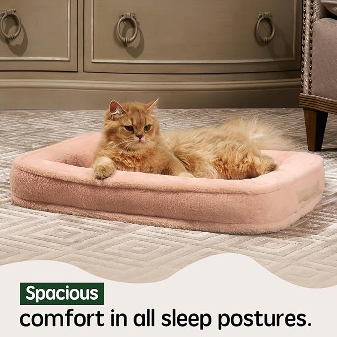 BALANCE Small Dog Bed, Orthopedic Dog Bed, Waterproof Pet Bed with Removable and Washable Cover, Pet Couch Dog Soft Sofa Bed with Nonskid Bottom