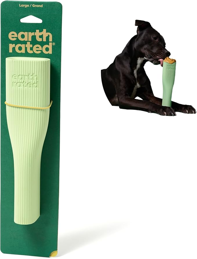 Earth Rated Scrub & Play Bundle - Includes 1 Curly Coat Dog Shampoo & 1 Large Enrichment Toy