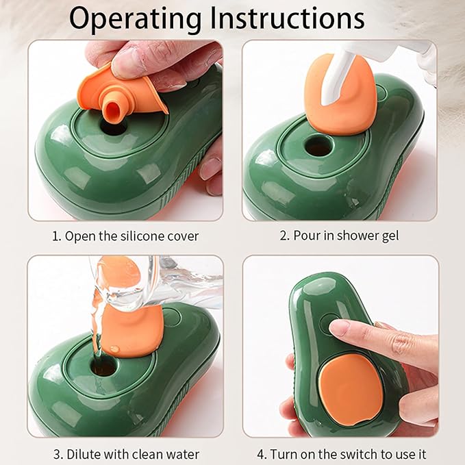 Cat Steam Brush,Self Cleaning Steam Brush for Cats Dogs, 3 In1 Steamy Brush for Pets Steamer Brush, Pet Brush for Removing Tangled and Loosse Hair (Blackish Green)