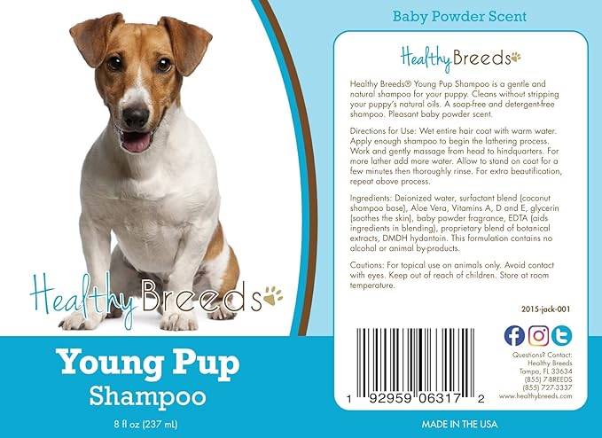Healthy Breeds Jack Russell Terrier Young Pup Shampoo 8 oz
