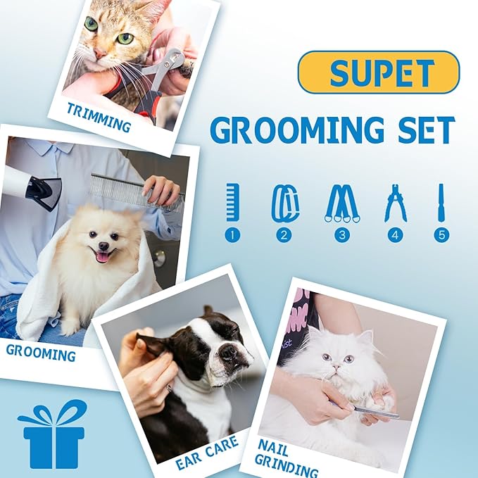 Supet Cat Grooming Hammock Harness for Cats Dogs, Relaxation Cat Nail Clipper Hammock, Restraint Dog & Small Animal Leashes Sling for Groomingk for Nail Trimming