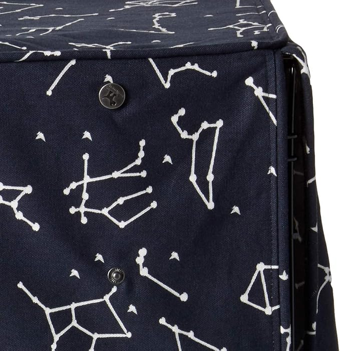 Molly Mutt Rocketman Dog Crate Cover, 100% Cotton Canvas Cover with 2 Roll-Up Panels, Ideal for Dog or Cat Crate, Durable, Washable, and Free of Harmful Chemicals, 36" x 23" x 25"