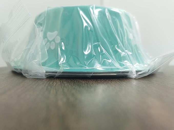 Stainless Steel Dog Bowls 2 Pack Large Extra Large Dogs Feeding Food Water Bowl with Non-Slip Silicone Sole, Dog Dishes Elevated Raised Pet Feeder(Green+Grey, XL(8.5 Cups))