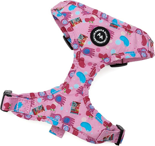 Angie and Allie Organic Cotton Dog Harness,No Pull Pet Harness with Leash D-Ring,Adjustable Soft Padded Dog Vest,Comfortable,Sustainable,Breathable and Stylish for Your Canine Companion