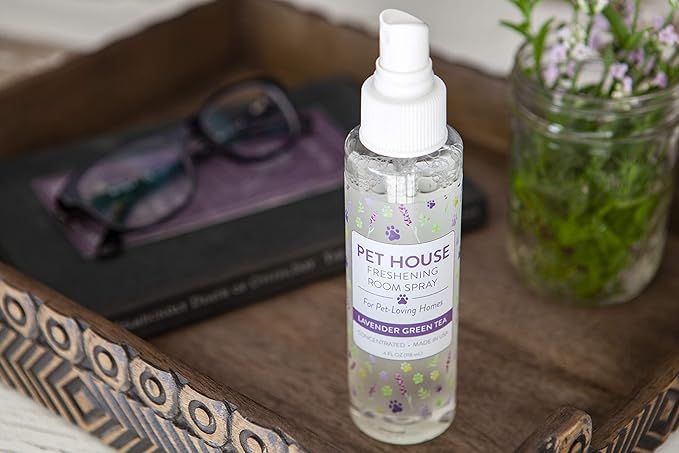 One Fur All Pet House Freshening Room Spray - Sunwashed Cotton Pack of 2 - Concentrated Air Freshener - Non-Toxic & Pet-Friendly Air Freshener - Pet Odor Eliminator Room Spray