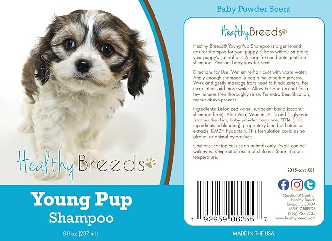 Healthy Breeds Cavachon Young Pup Shampoo 8 oz