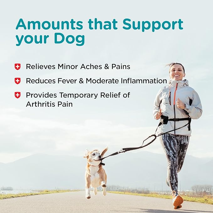 Nutri-Vet Aspirin for Dogs, Puppy Essentials, Dog Aspirin for Large Dogs, Joint Support for Seniors, Arthritis Pain Relief, 300mg per Tablet, 75 count