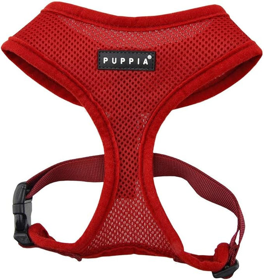 Puppia Soft Dog Harness, Wine, XX-Large (PDCF-AC30-WN-XXL)