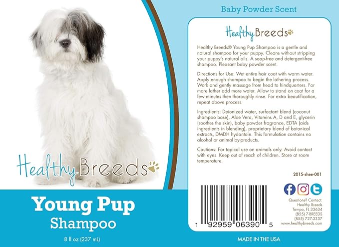 Healthy Breeds Old English Sheepdog Young Pup Shampoo 8 oz