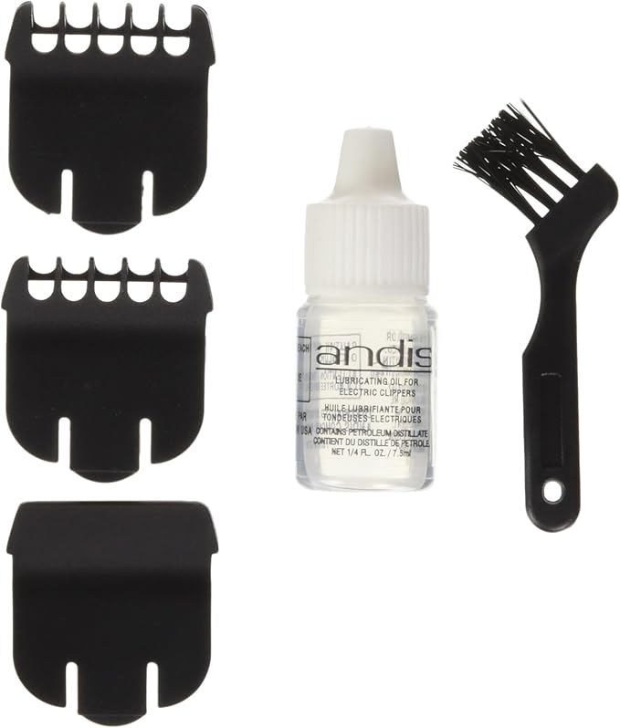 Andis 24865 Cordless Trim 'N Go 7-Piece Portable Trimmer - Animal/Dog Grooming, Silver