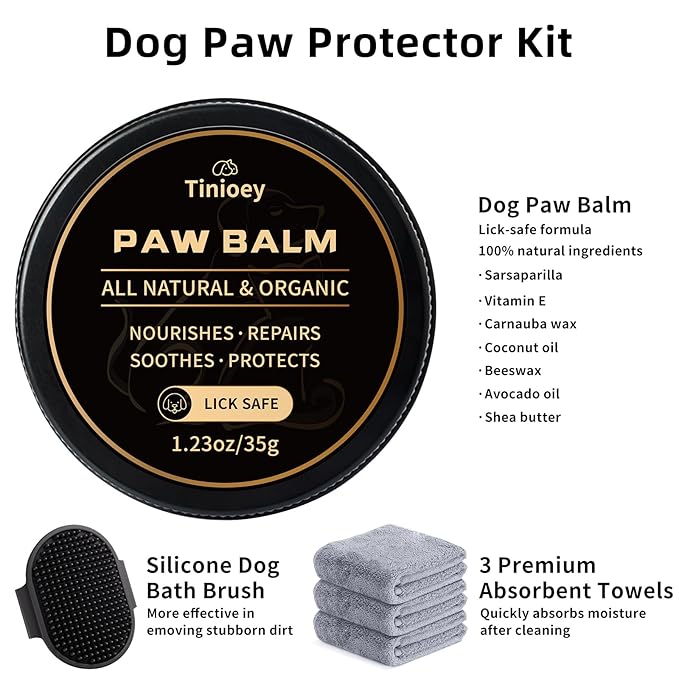 Dog Paw Cleaner for Large Dogs, Dog Paw Washer, Muddy Paw Cleaner, Pet Foot Cleaner, Dog Paw Protector Kit