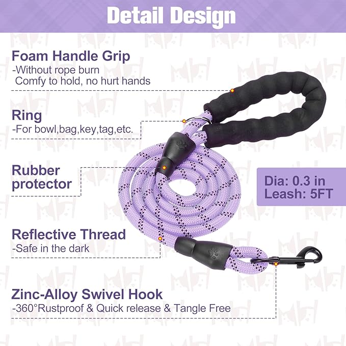 BEAUTYZOO Dog Harness and Leash Set,Step in No Chock No Pull Soft Mesh Reflective for Extra-Small/Small Medium Puppy Dogs and Cats, Plaid Dog Vest Harness for XS S Pets, Purple S