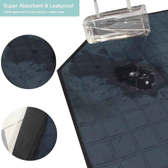 Dog Playpen Mat, Washable Pee Pad for Octagon Puppy Playpen Whelping Pad Leakproof Potty Training Pad Liner for Playpen Crate Kennel Indoor