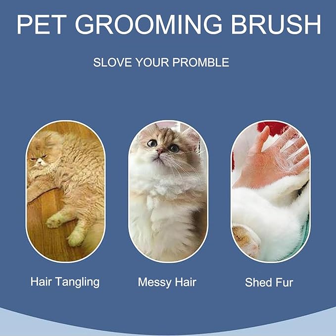 Cloud Shape Small Dog Grooming Brush and Dog Comb