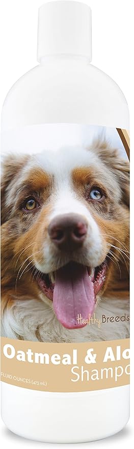 Healthy Breeds Australian Shepherd Oatmeal Shampoo with Aloe 16 oz
