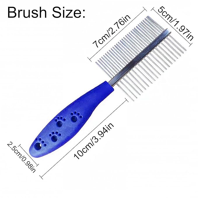 Cloud Shape Small Dog Grooming Brush and Dog Comb